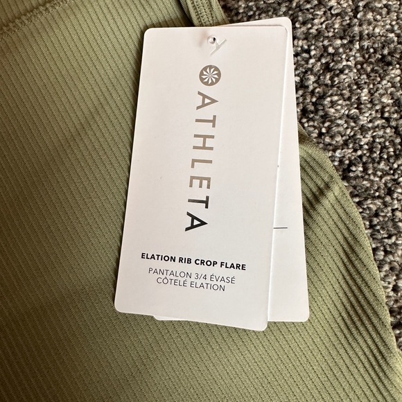 Athleta rib crop elation flare - Picture 3 of 11